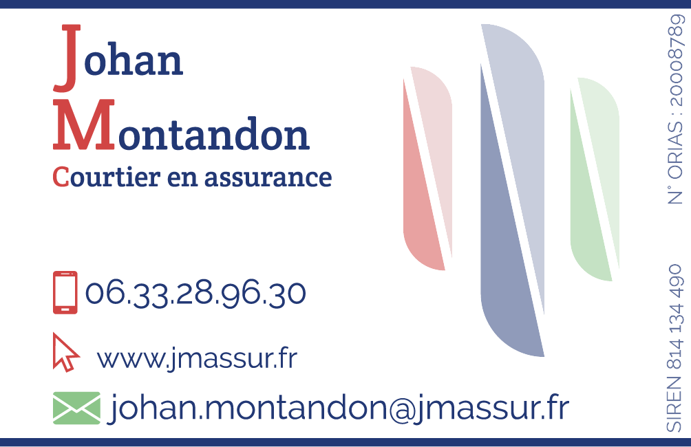 Carte de visite JM ASSURANCES  réalisation DQ Web & Design