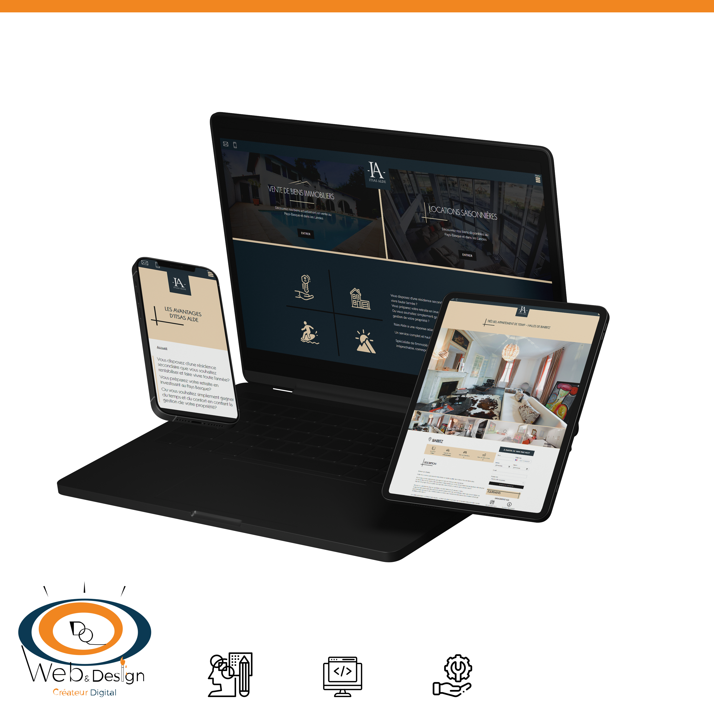 Itsas Alde - Site internet
